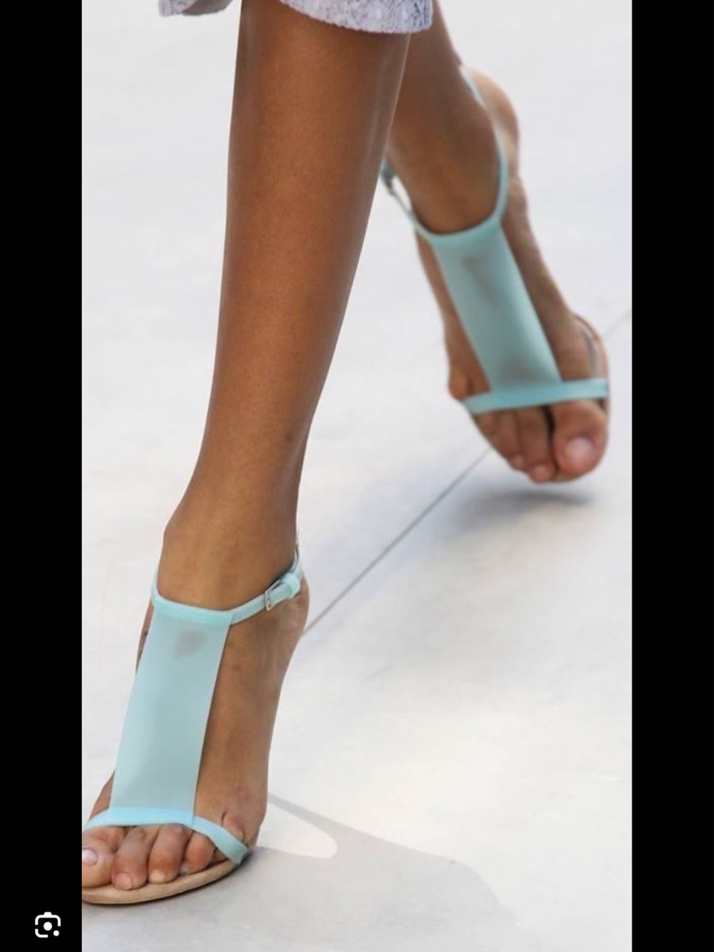 ISO!! Burberry Prorsum Vinyl T-Strap Heels